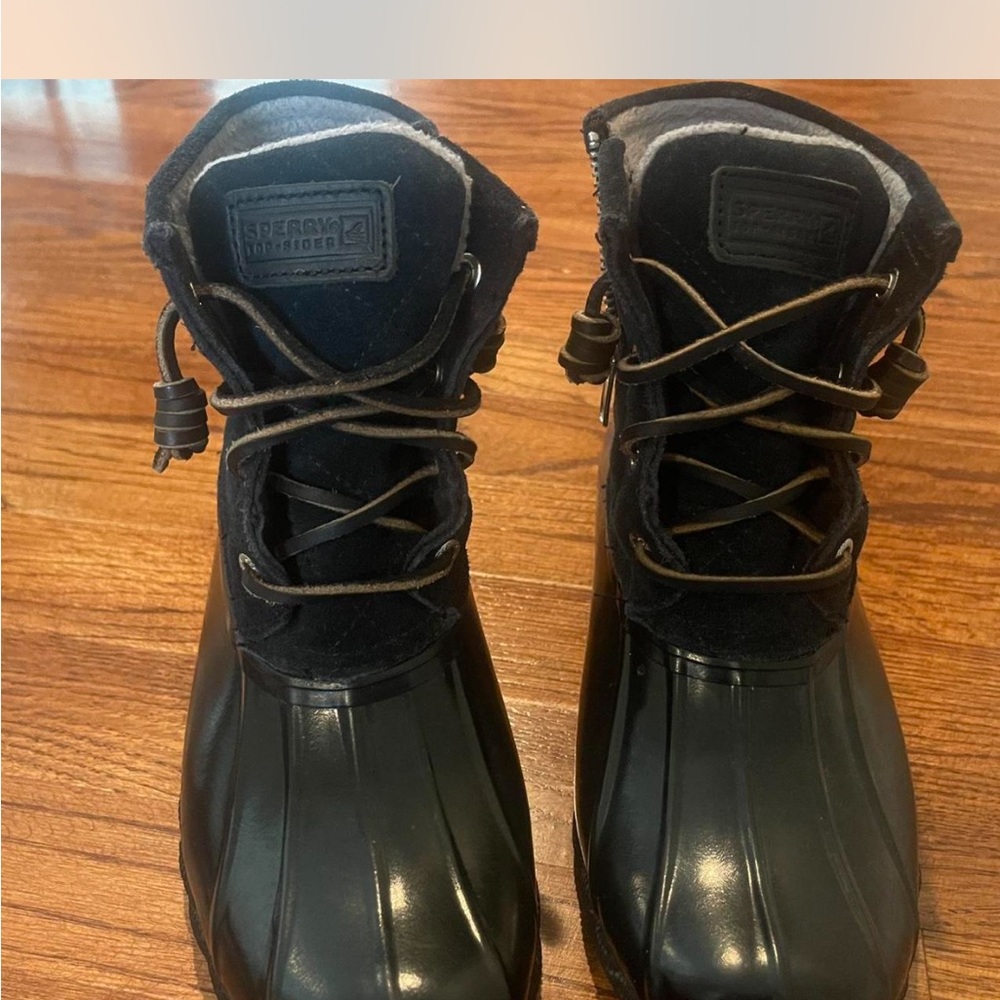 Sperry Black Waterproof Boots